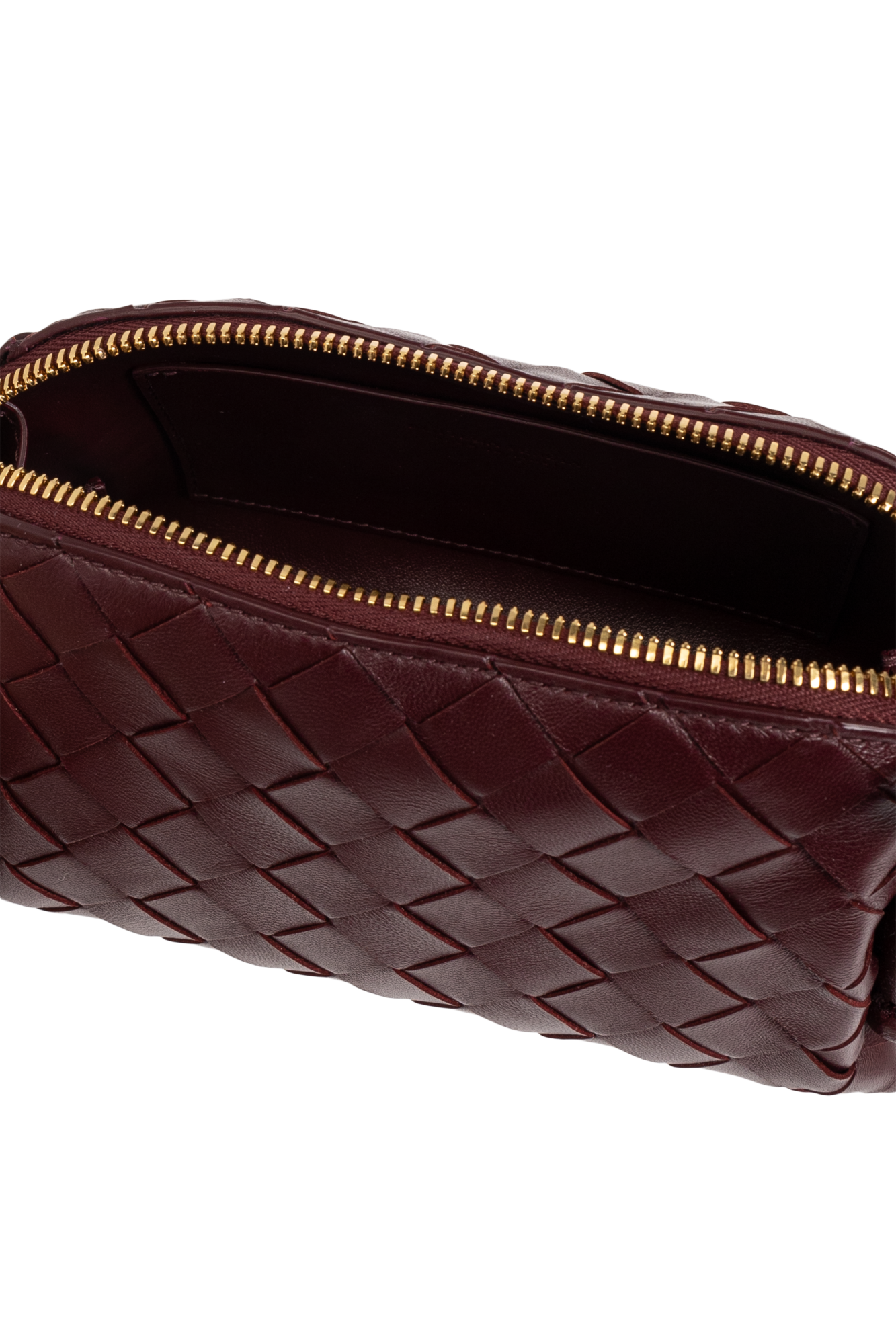 Bottega Veneta Zip Leather Pouch Shoulder Bag | Neiman Marcus